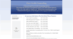 Desktop Screenshot of freecreditcounselingblog.com